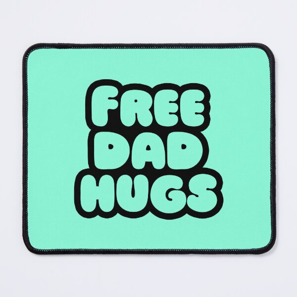 Item preview, Free Dad Hugs - Transparent Black designed and sold by sillyjess.