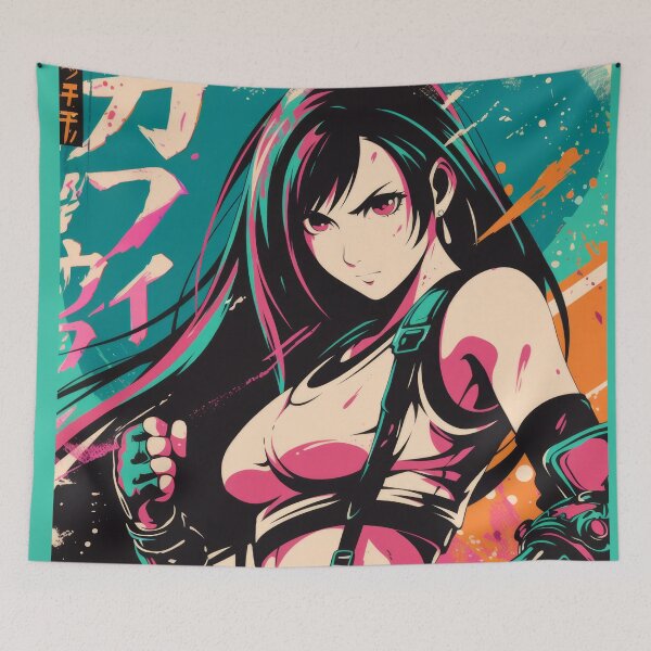 Item preview, Tifa Battle Ready Fantasy Fighter  designed and sold by AnimeArsenalPrints.