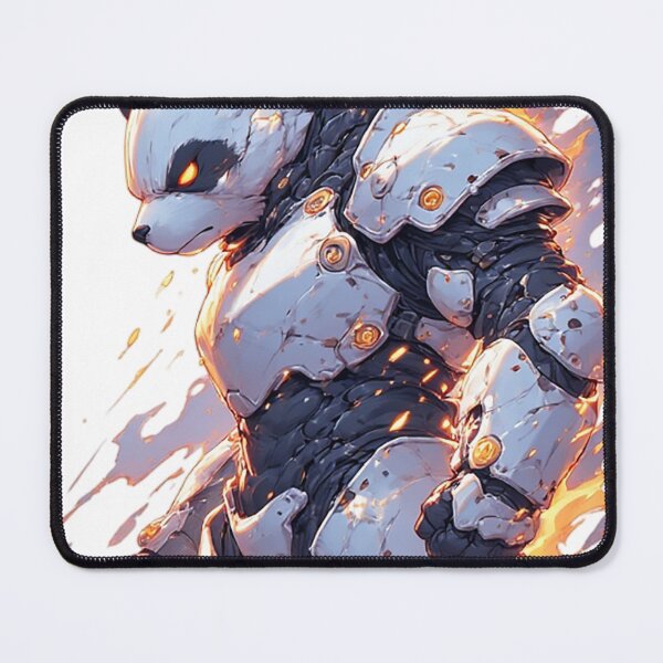 Item preview, Mecha Panda Warrior in Fiery Combat designed and sold by newvisionart191.