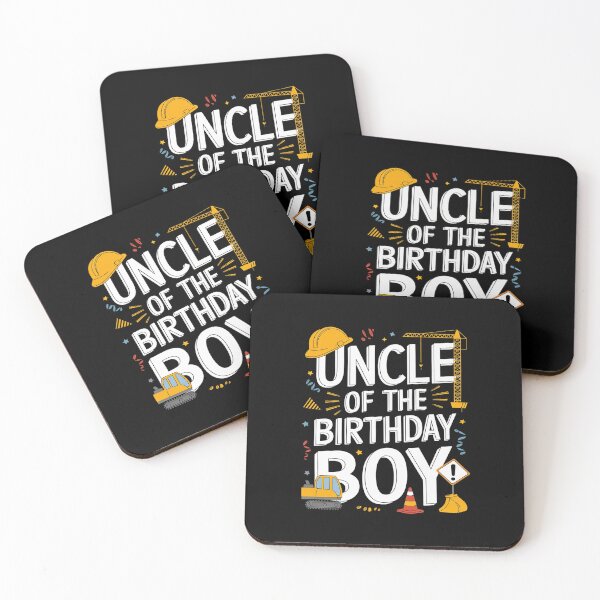 Item preview, Uncle of the Birthday Construction Worker Boy Crew Part  designed and sold by AquaKiev.