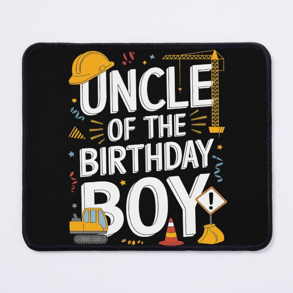 Item preview, Uncle of the Birthday Construction Worker Boy Crew Part designed and sold by AquaKiev.