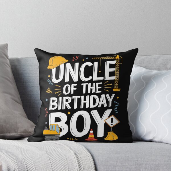 Item preview, Uncle of the Birthday Construction Worker Boy Crew Part  designed and sold by AquaKiev.