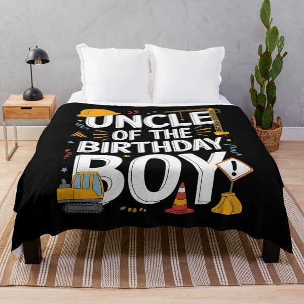 Item preview, Uncle of the Birthday Construction Worker Boy Crew Part designed and sold by AquaKiev.