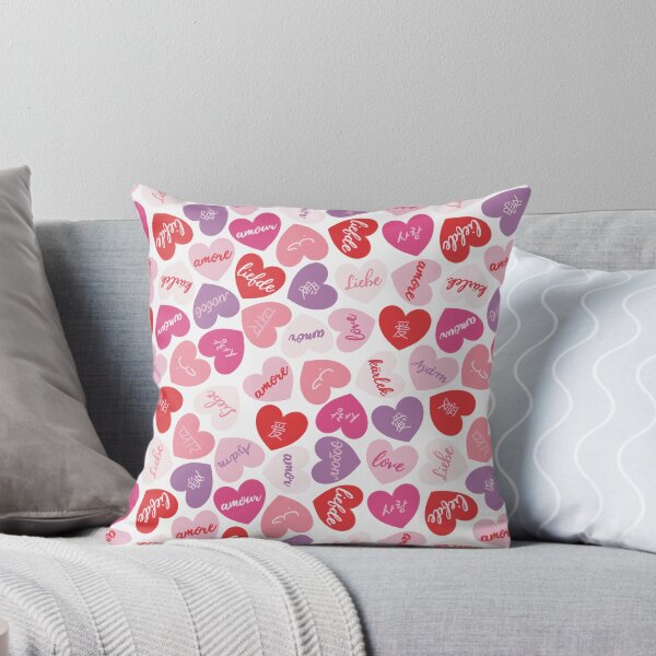 Item preview, love in different languages hearts pattern designed and sold by winterpumpkin.