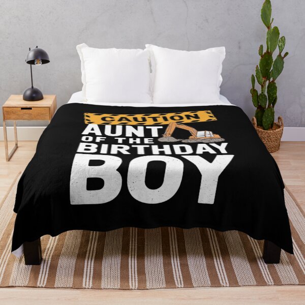 Item preview, vehicle construction excavator Aunt of the Birthday Boy designed and sold by PowAcademy.