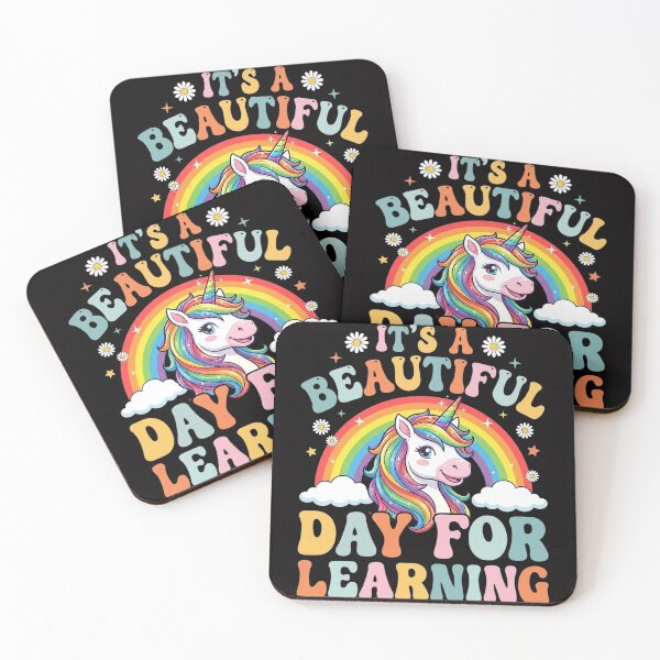 Item preview, It's A Beautiful Day Learning Unicorn Teacher Student designed and sold by berniceschm.