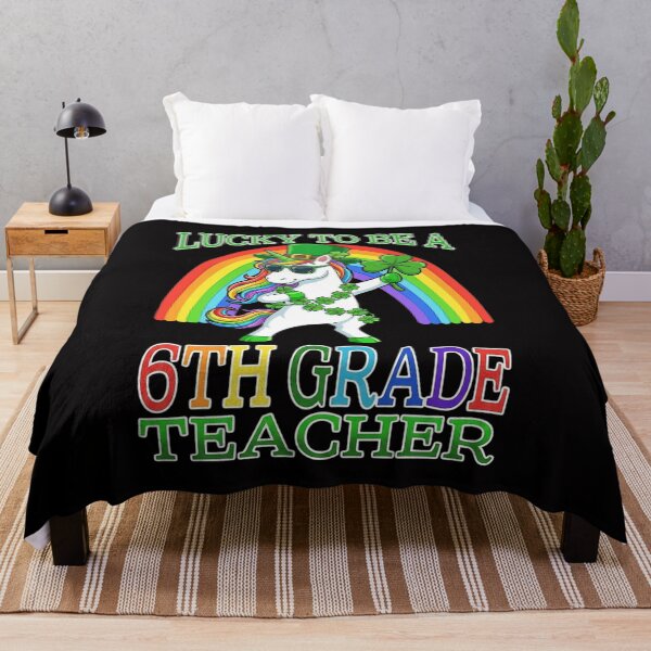 Item preview, Lucky To Be A 5th Grade Teacher Unicorn St Patrick's Day designed and sold by sonlylya.