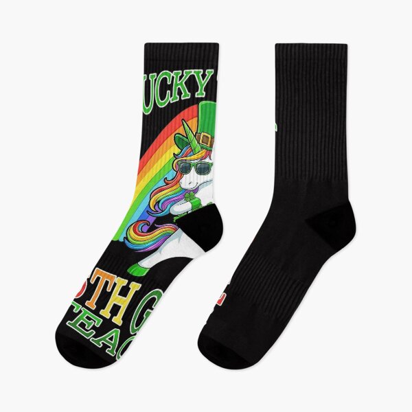 Item preview, Lucky To Be A 5th Grade Teacher Unicorn St Patrick's Day designed and sold by sonlylya.