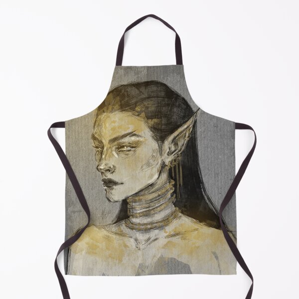 Item preview, FANTASY ELF WOMAN PORTRAIT YELLOW designed and sold by LIS AND MELIVERSO.