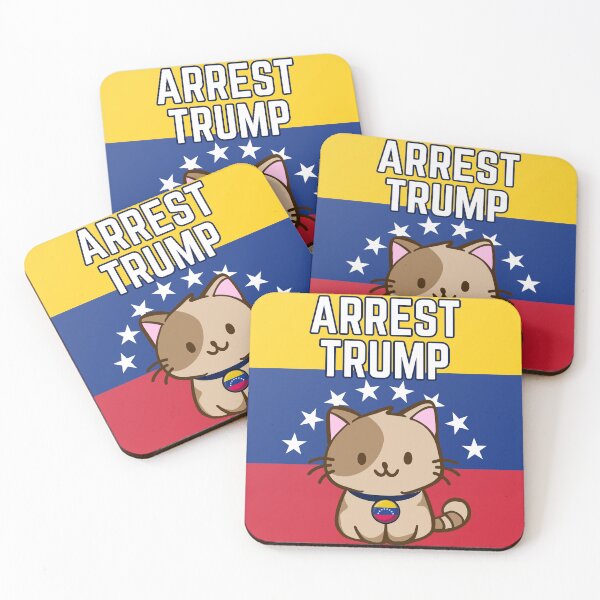 Item preview, Venezuelan Cat - Arrest Trump designed and sold by EvergreenRevolt.
