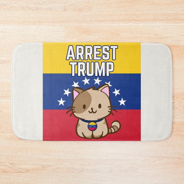 Item preview, Venezuelan Cat - Arrest Trump designed and sold by EvergreenRevolt.