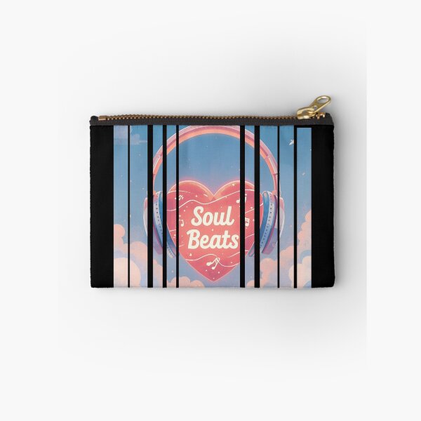Item preview, Soul Beats – headphones shaped like a glowing heart with music lines around it 3 designed and sold by Neon G.