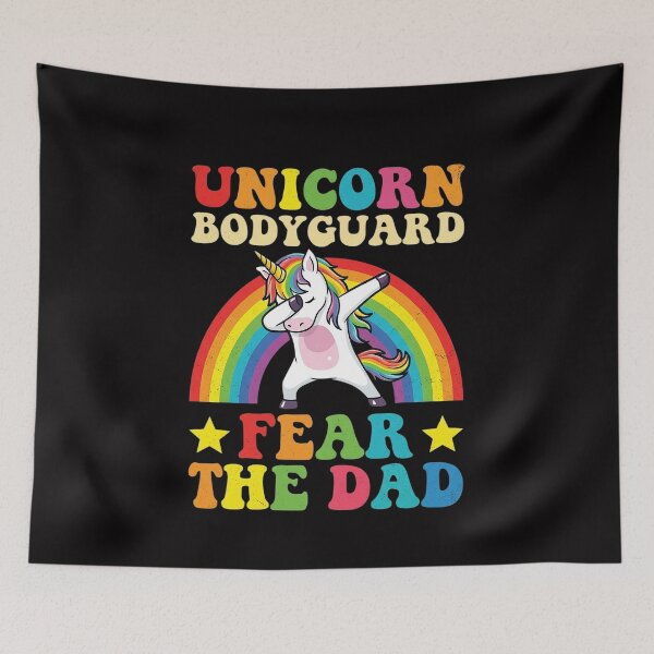 Item preview, Men Unicorn Security Unicorn Bodyguard Fear The Dad designed and sold by sonlylya.