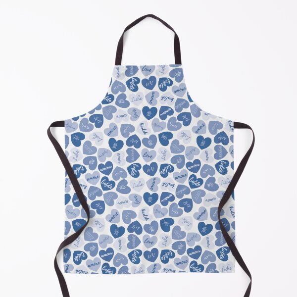 Item preview, love in different languages blue pattern designed and sold by winterpumpkin.