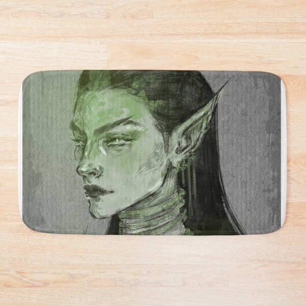 Item preview,  FANTASY ELF WOMAN PORTRAIT LIME GREEN designed and sold by LIS AND MELIVERSO.