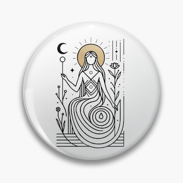 Item preview, Nurturing Goddess designed and sold by witchlingart.