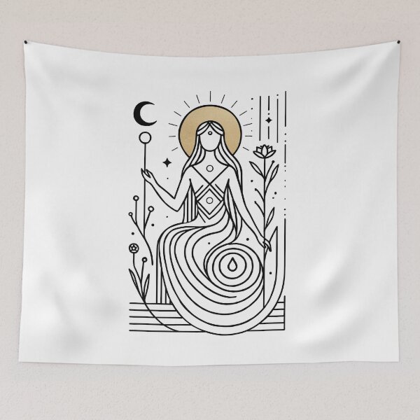 Item preview, Nurturing Goddess designed and sold by witchlingart.