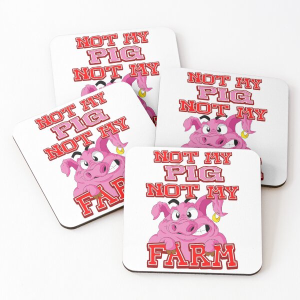 Item preview, Not my pig not my farm/ Fried Like Pork 420 designed and sold by TheEndDesign.