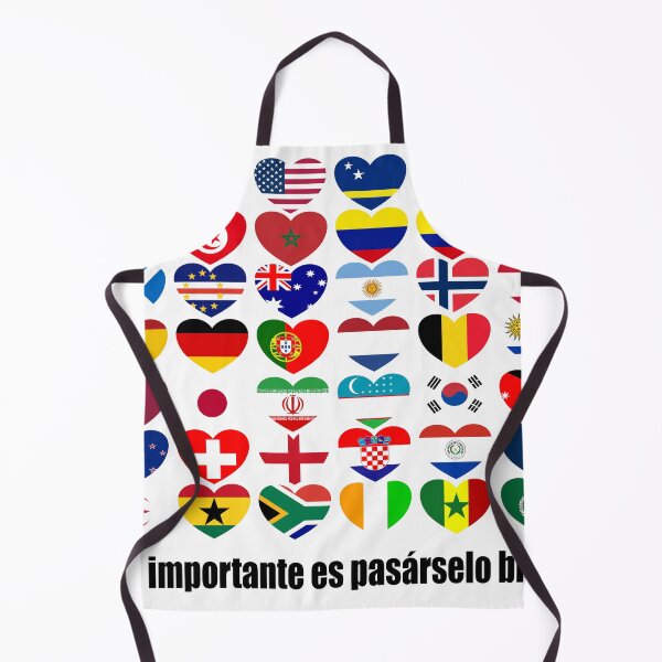 Item preview, Camiseta ¡Lo importante es pasárselo bien! - Hearts of Banderas Mundial 2026 designed and sold by wewantpeace.