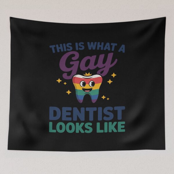 Item preview, Gay Dentist Pride Month Rainbow Tooth LGBT Dentistr  designed and sold by MythWoot.