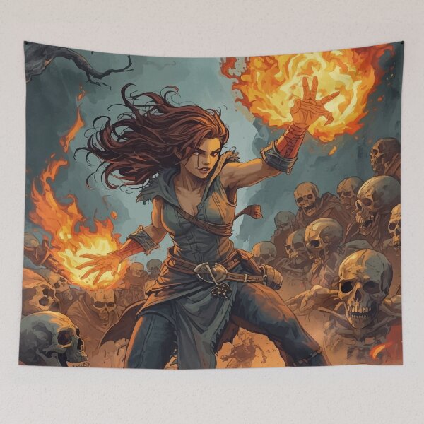Item preview, Femme Fire A designed and sold by AbstractAnom.