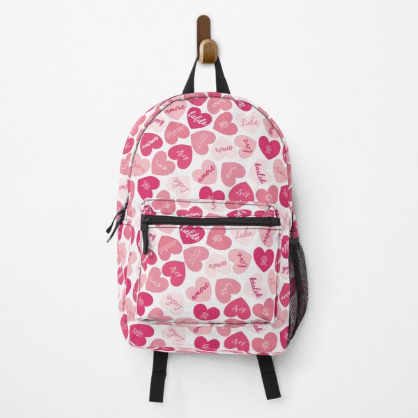 Item preview, love in different languages pink pattern designed and sold by winterpumpkin.