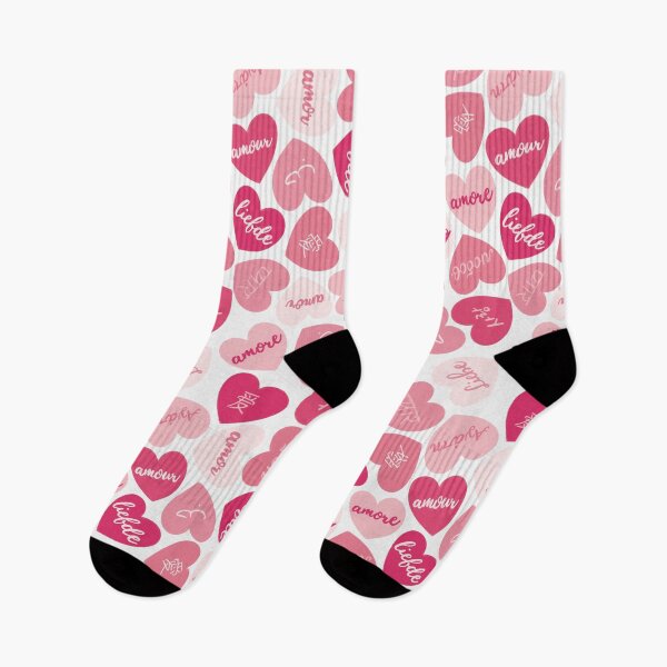 Item preview, love in different languages pink pattern designed and sold by winterpumpkin.