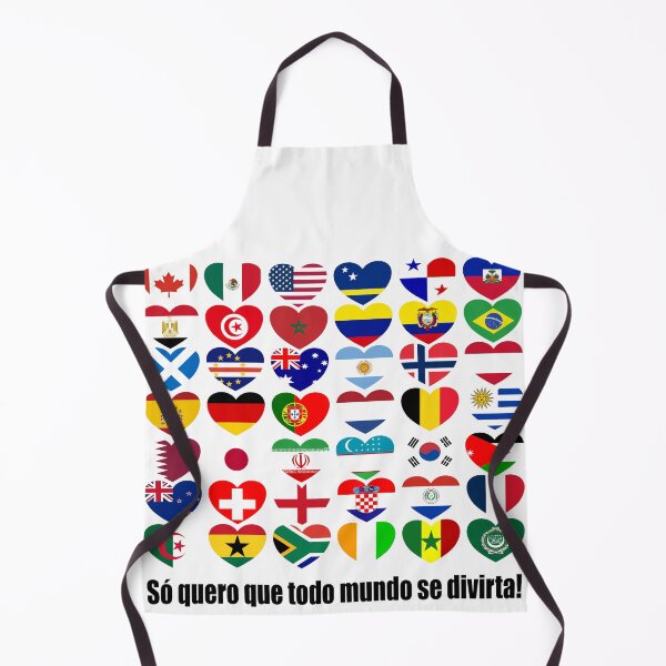 Item preview, Camiseta So quero que todo mundo se divirta - Corações de Bandeiras designed and sold by wewantpeace.