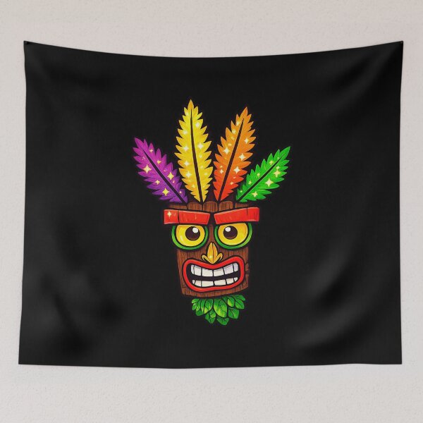 Item preview, Crash Aku Aku Mask Illustration designed and sold by DogLord.