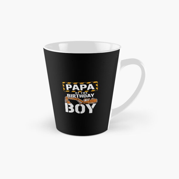 Item preview, vehicle construction excavator Papa of the Birthday Boy  designed and sold by PowAcademy.