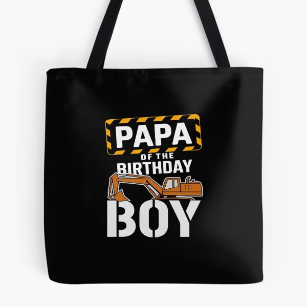 Item preview, vehicle construction excavator Papa of the Birthday Boy  designed and sold by PowAcademy.