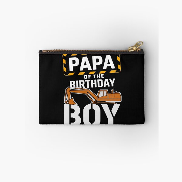Item preview, vehicle construction excavator Papa of the Birthday Boy  designed and sold by PowAcademy.