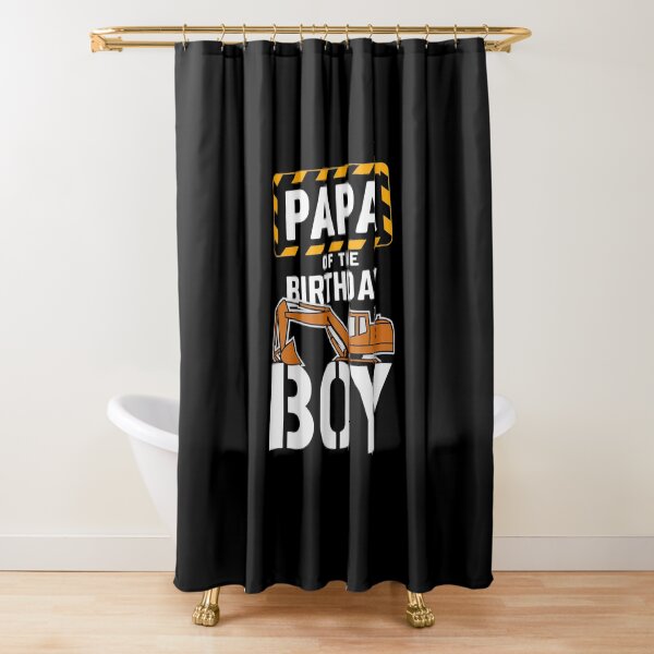 Item preview, vehicle construction excavator Papa of the Birthday Boy  designed and sold by PowAcademy.