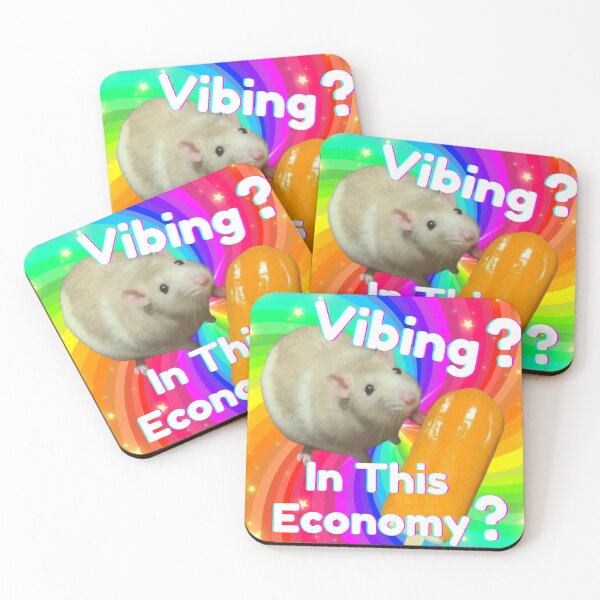 Item preview, Vibing? In this Economy?  Rat Licking a Creamscicle designed and sold by WigOutlet.