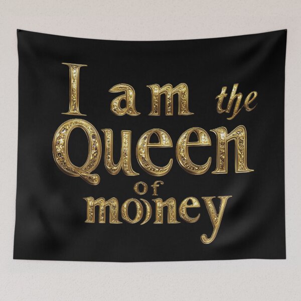 Item preview, I am the queen of money designed and sold by Kat's Design Hub.