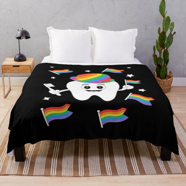 Item preview, Gay Dentist Tooth Rainbow Flag LGBT Pride Dental Men Women  designed and sold by MythWoot.