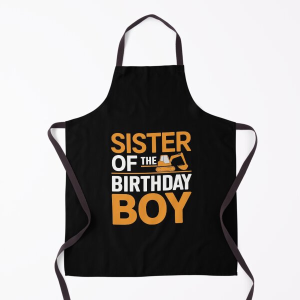 Item preview, vehicle construction excavator Sister of the Birthday Boy designed and sold by PowAcademy.