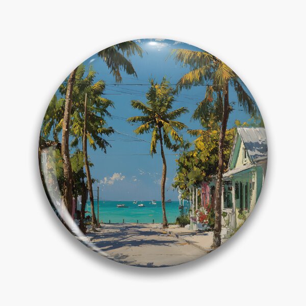 Item preview, Key West Street Leading to the Ocean designed and sold by daila70.