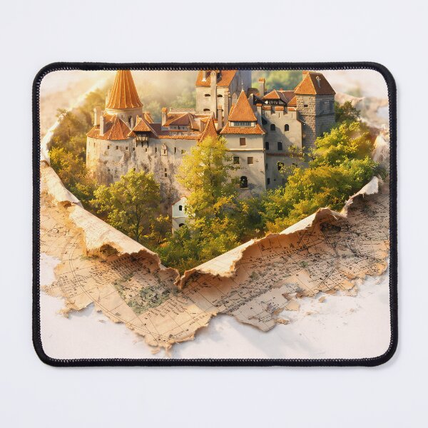 Item preview, Bran Castle Romania – diorama Map 3D Illustration designed and sold by darekkocurek.