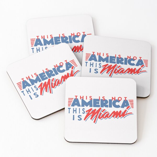 Item preview, This Is Not America; This Is Miami; designed and sold by StickerApe.
