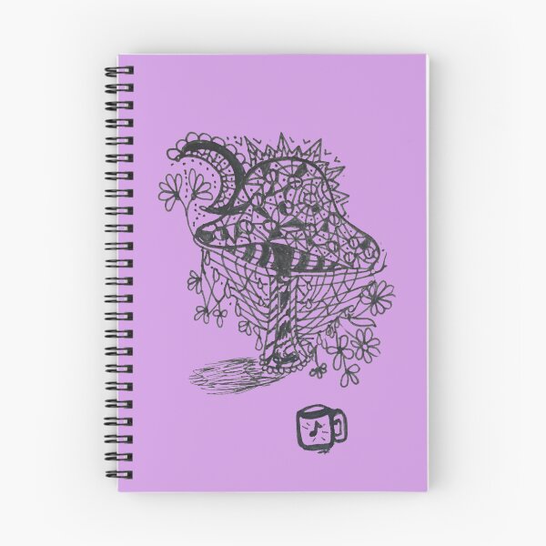 Item preview, Spiritual Morning, Inspired, trippy natural mushroom with moon and flowers hand drawn.  designed and sold by Uplifting Vib'n Design and Decor .