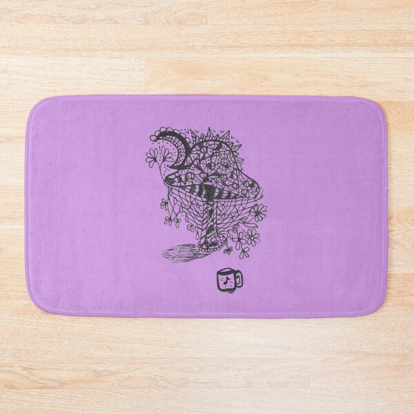 Item preview, Spiritual Morning, Inspired, trippy natural mushroom with moon and flowers hand drawn.  designed and sold by Uplifting Vib'n Design and Decor .