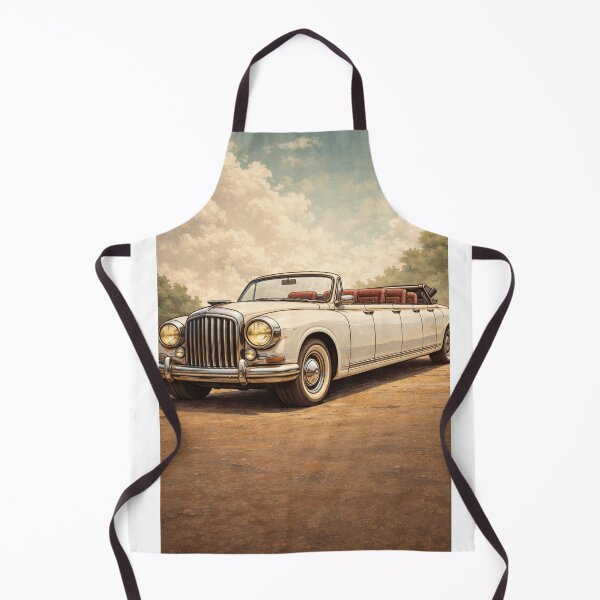 Item preview, Auto Vintage Convertible Limousine - Retro Classic Car Illustration designed and sold by CzipipitoStudio.