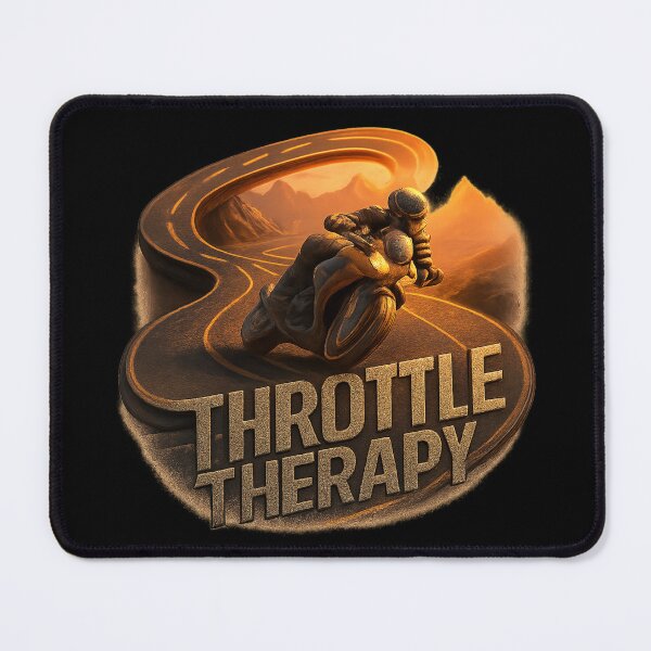Item preview, Throttle Therapy - Sunset Ride Typography designed and sold by MKreative Studio.