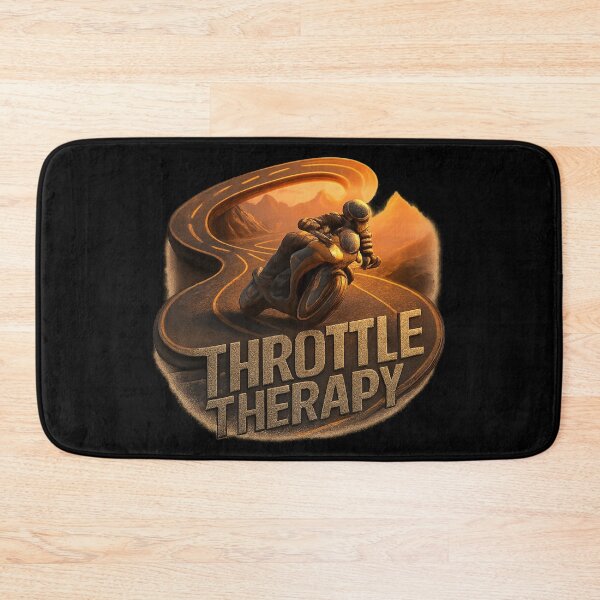 Item preview, Throttle Therapy - Sunset Ride Typography designed and sold by MKreative Studio.