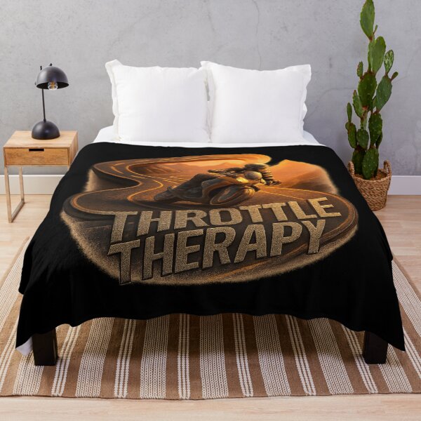 Item preview, Throttle Therapy - Sunset Ride Typography designed and sold by MKreative Studio.