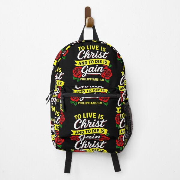 Item preview, Philippians 1:21 To Live Is Christ And To Die Is Gain designed and sold by plushism.