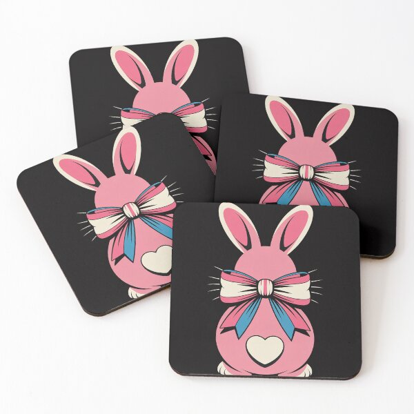 Item preview, Easter Cute Bunny Coquette Bow Tie Dye Rabbit designed and sold by sonlylya.