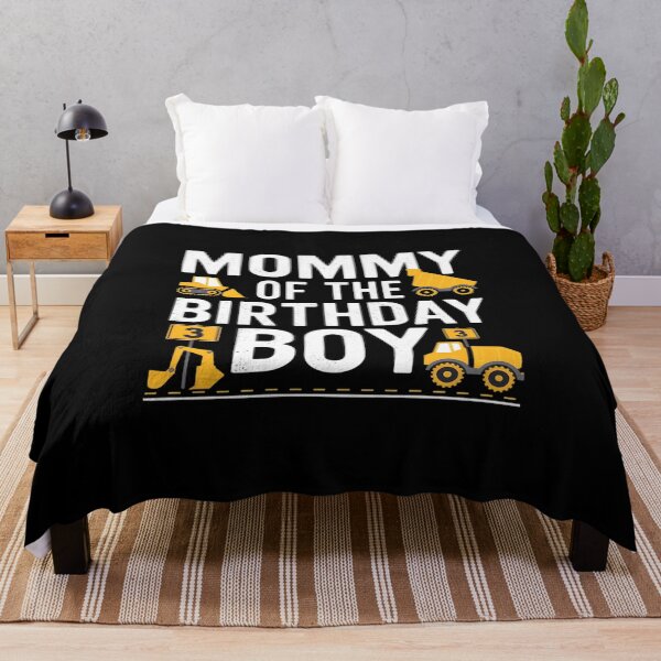 Item preview, Womens Mommy Of The Birthday Boy Matching Family Construction designed and sold by PowAcademy.