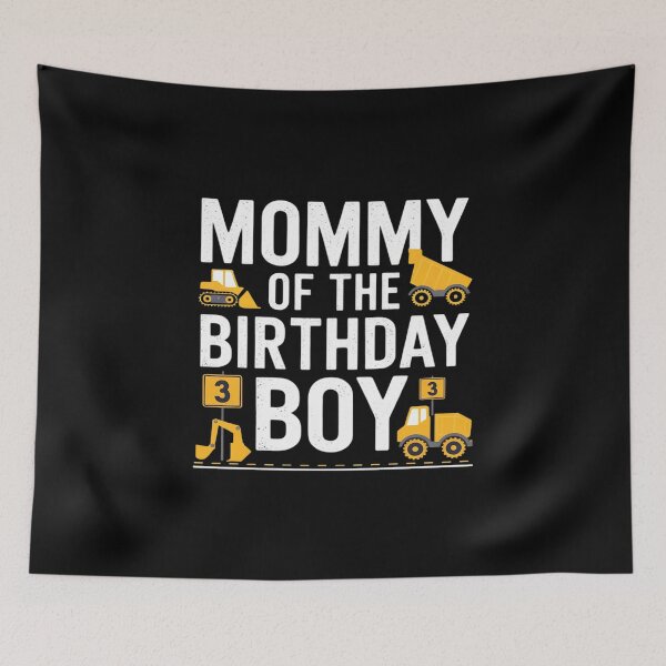 Item preview, Womens Mommy Of The Birthday Boy Matching Family Construction  designed and sold by PowAcademy.